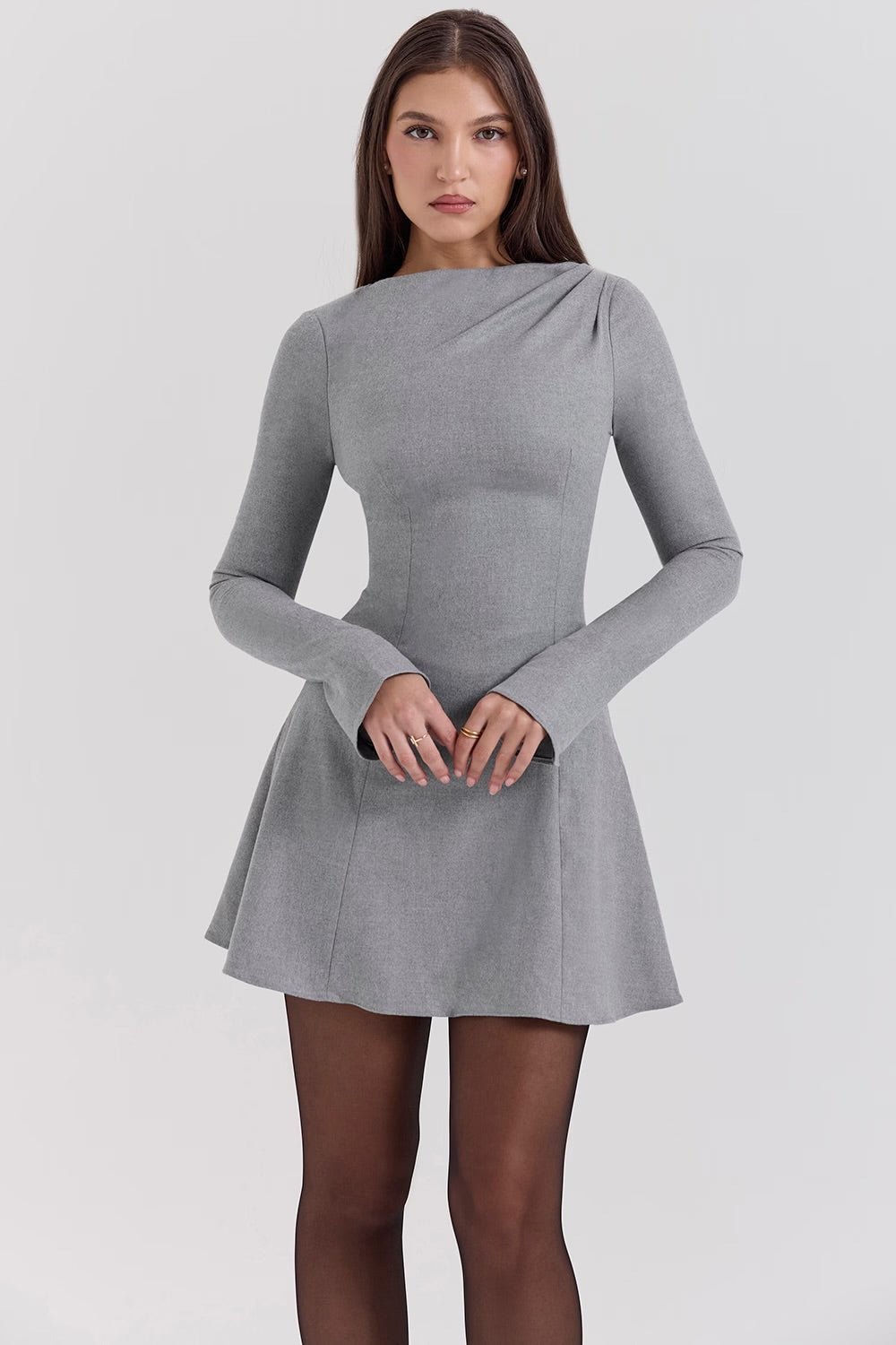 Steel Grace Mini Dress