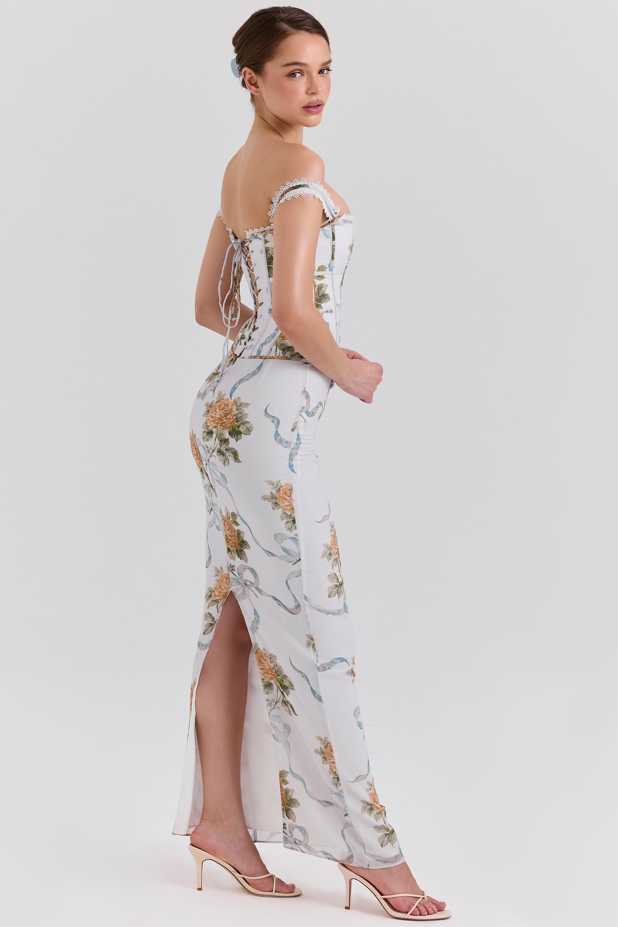 Vintage Rose Corset Gown