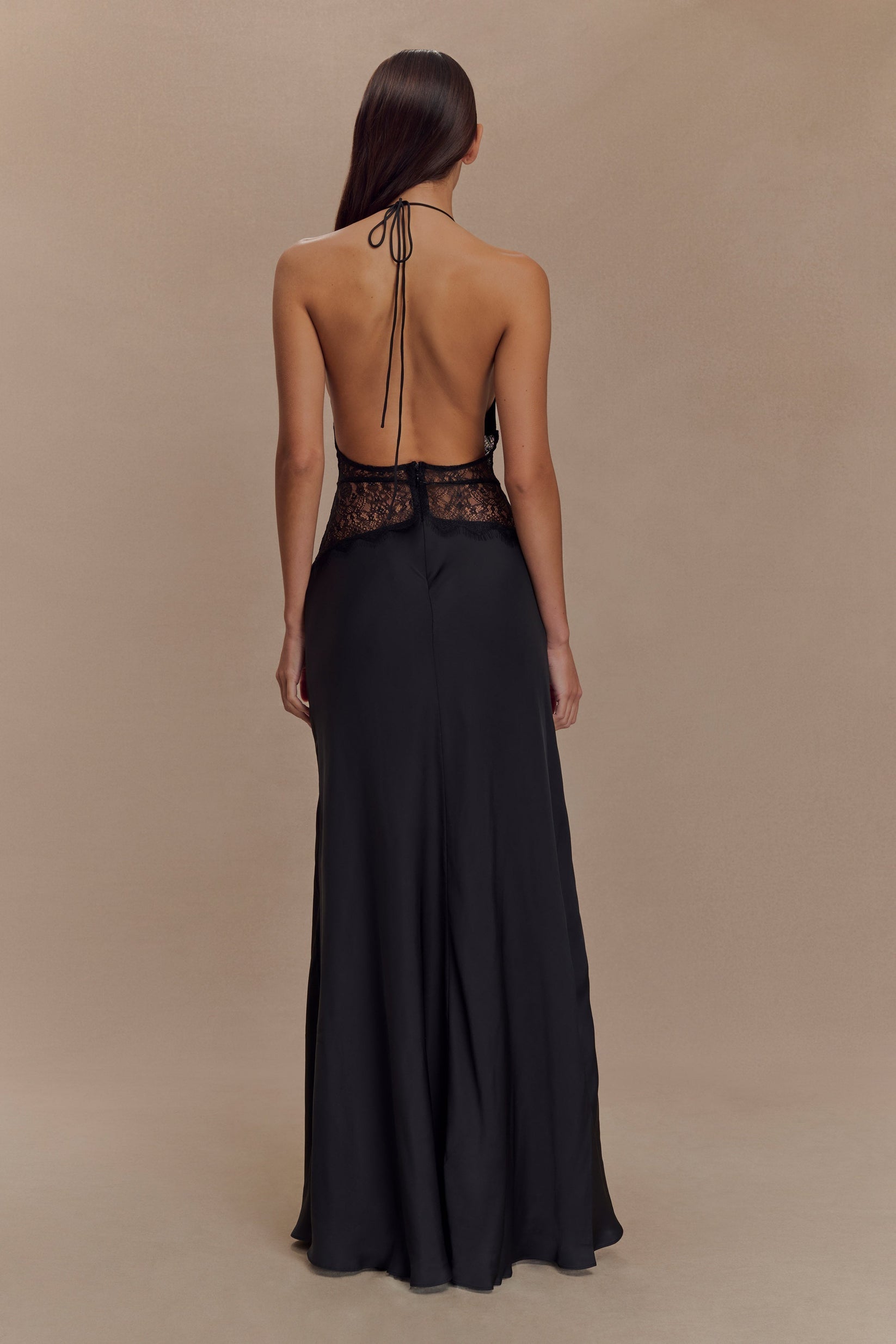 The Noir Lace Seduction Gown