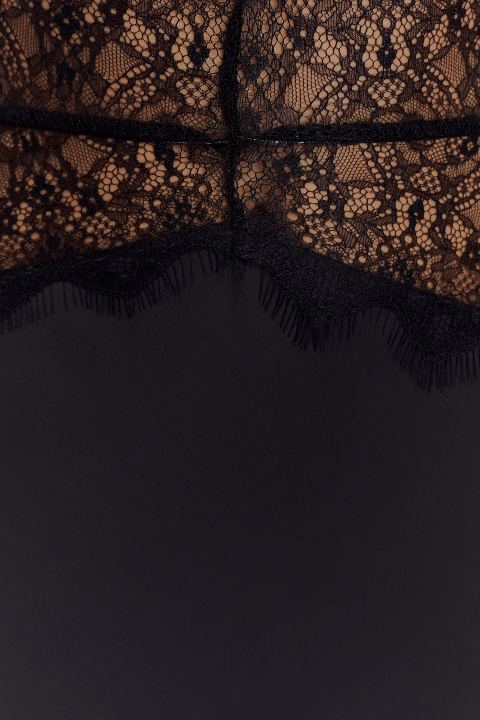 The Noir Lace Seduction Gown