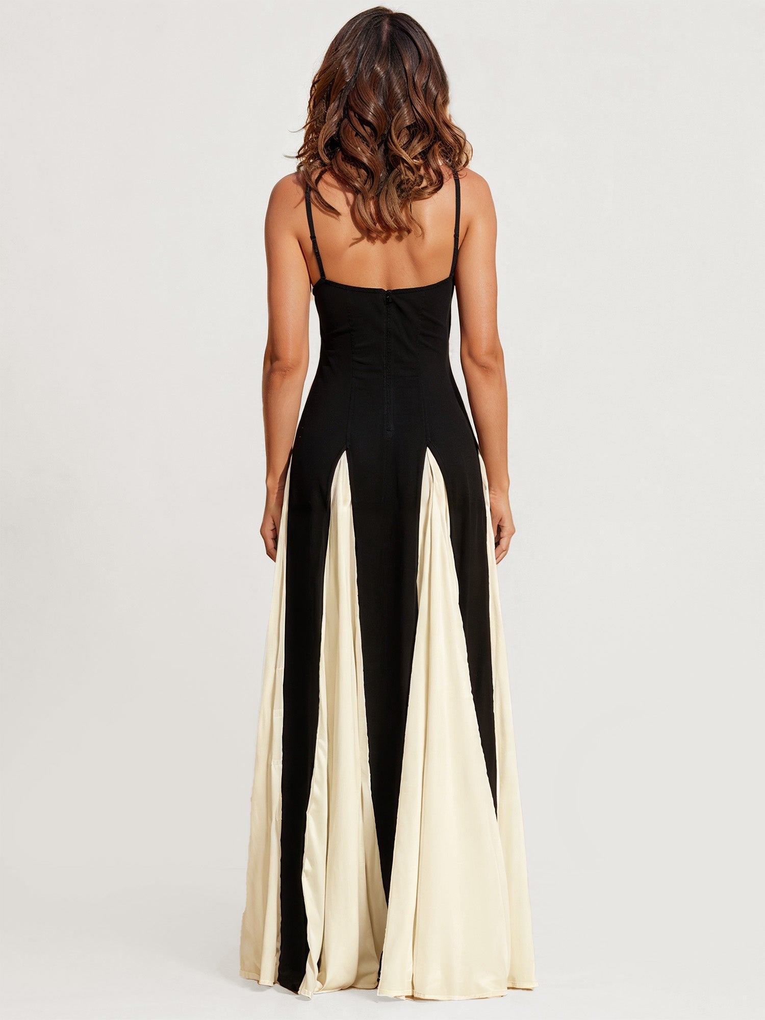 Timeless Elegance Two-Tone Gown