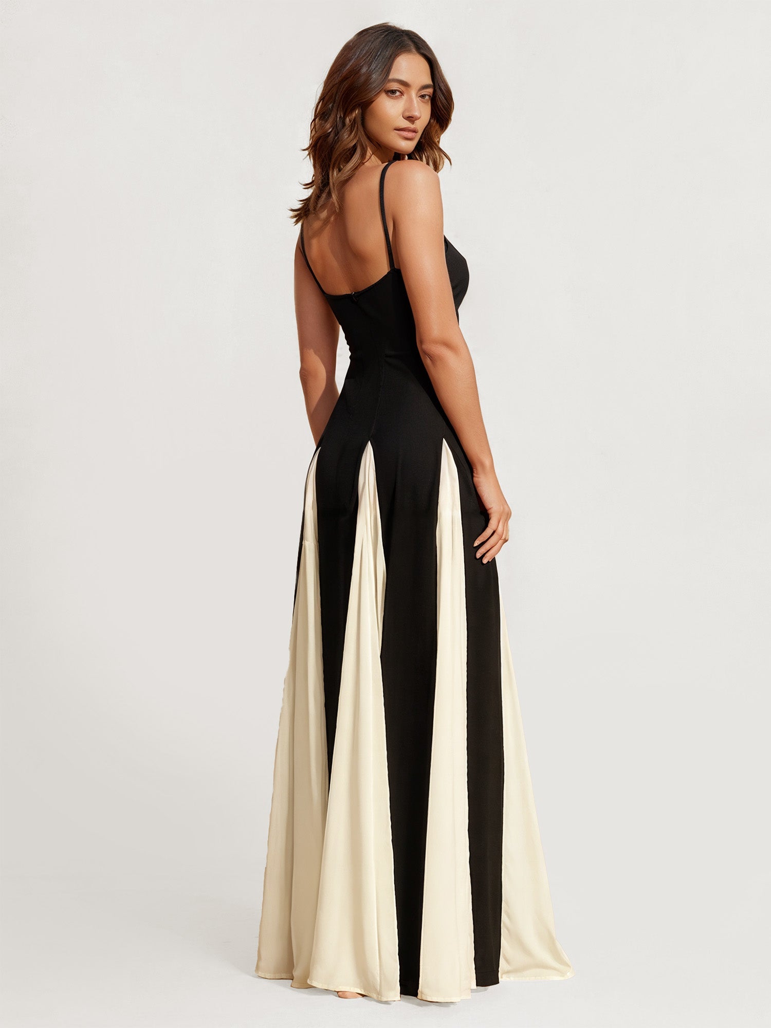 Timeless Elegance Two-Tone Gown